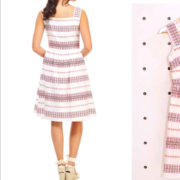 Gal meets Glam Ashton Square Neck Dobby Sundress. - Picture 2 of 14